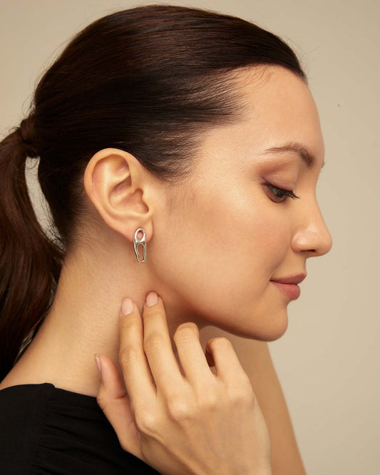 Cheerful Silver Earrings