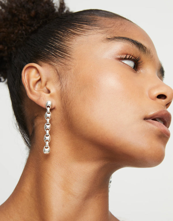 【Nostalia】 Ser Intrepida Silver Earring PEN0991MTL0000U - SheShe Boutique