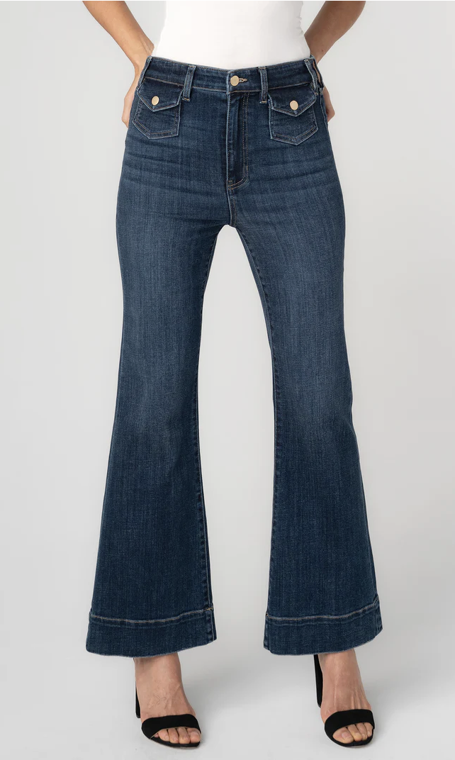Hannah High Rise Flare W Mini Patch Pocket LM4722CH4
