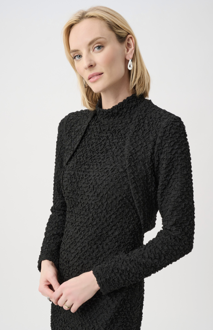 Textured Jacquard Bolero 263231