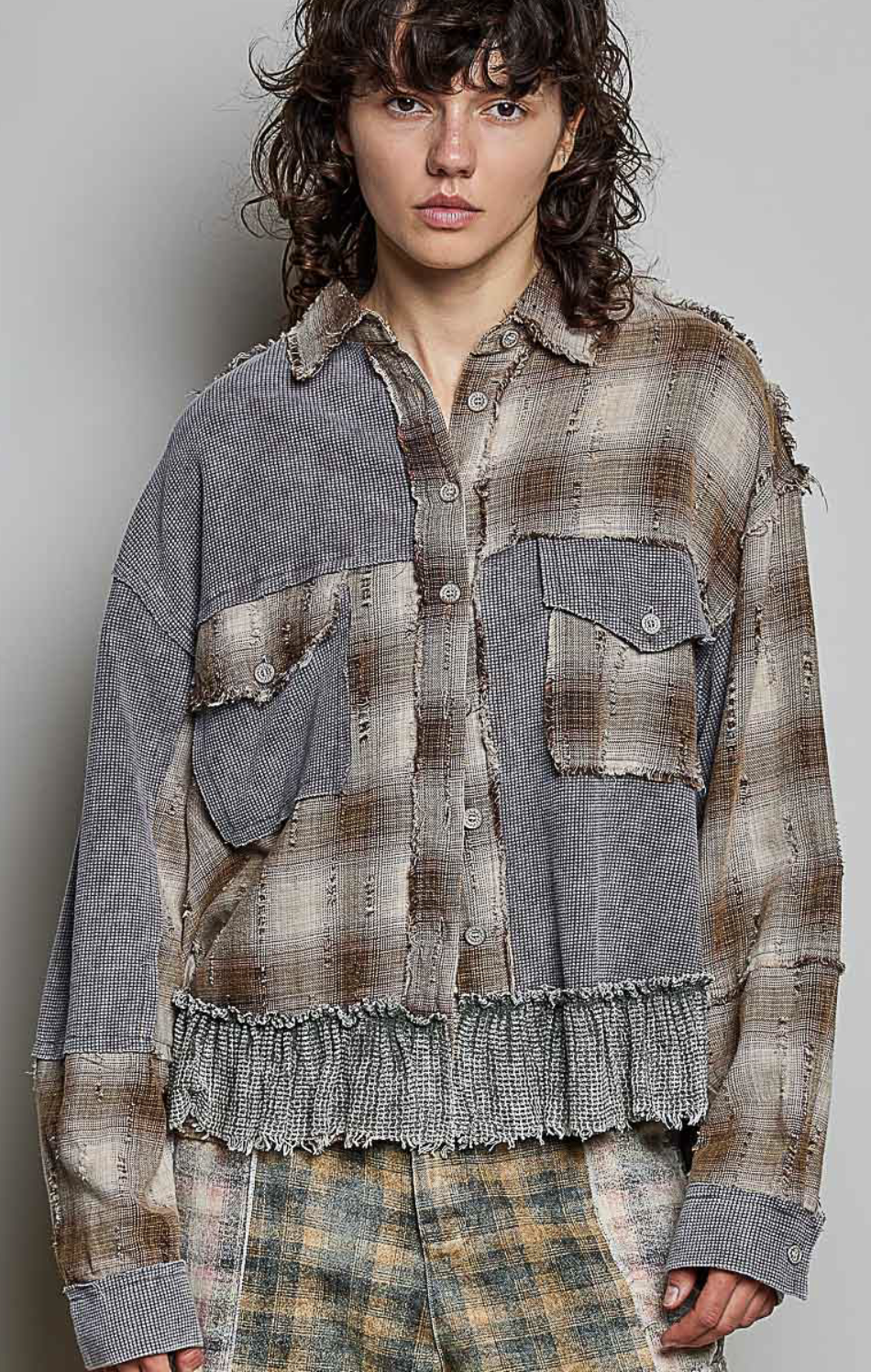 Long Sleeve Regular Fit Shirt Top UWT940