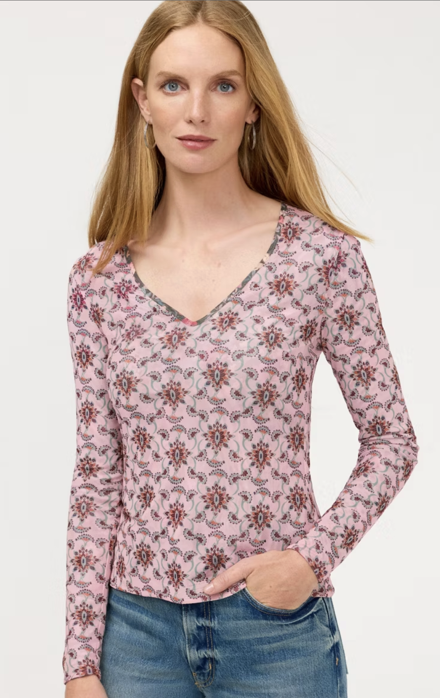Lindey Long Sleeve Tee-Asher L16126-8
