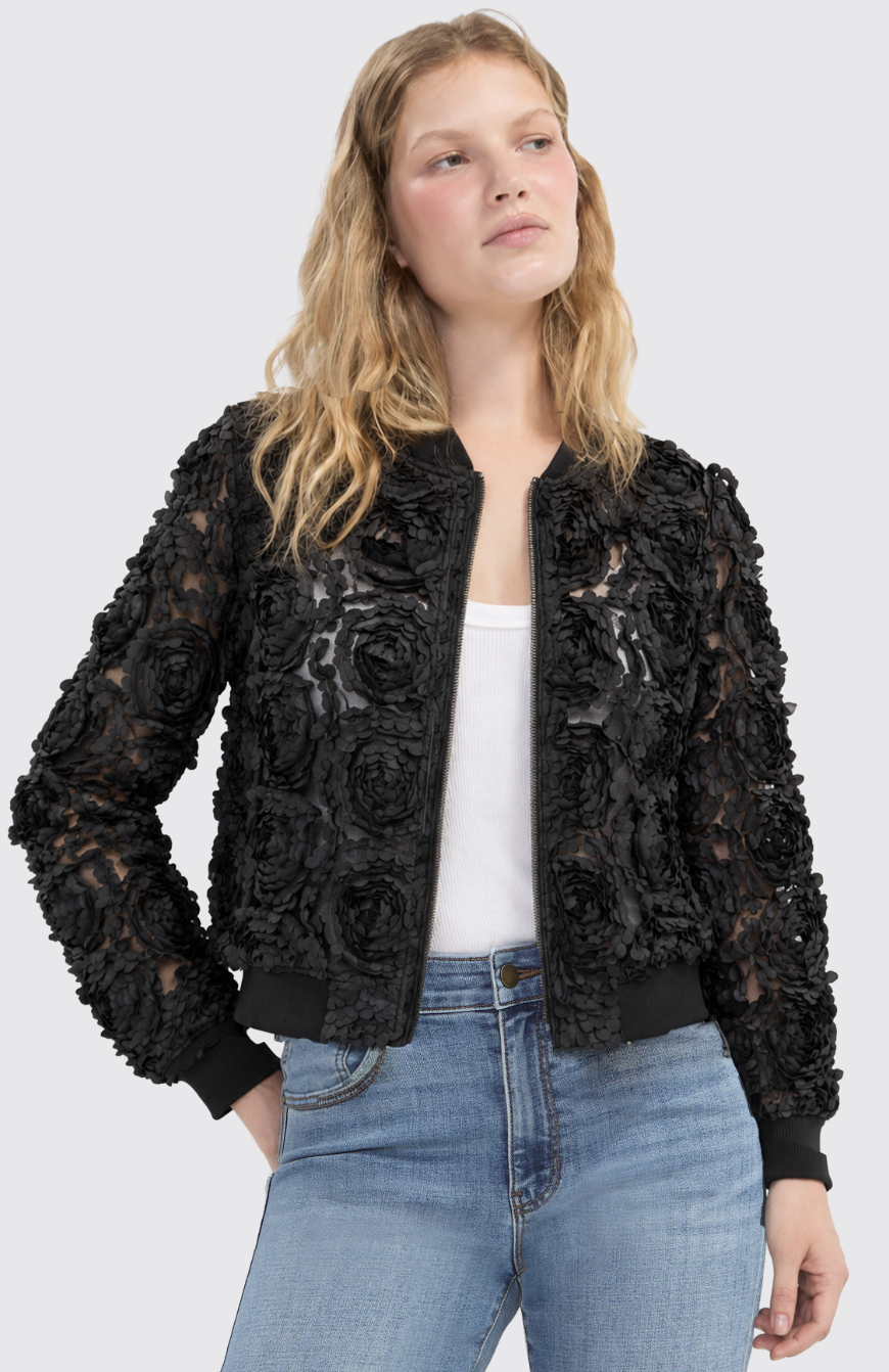 Long Slv Full Zip Bomber Jacket LM1D65WN22