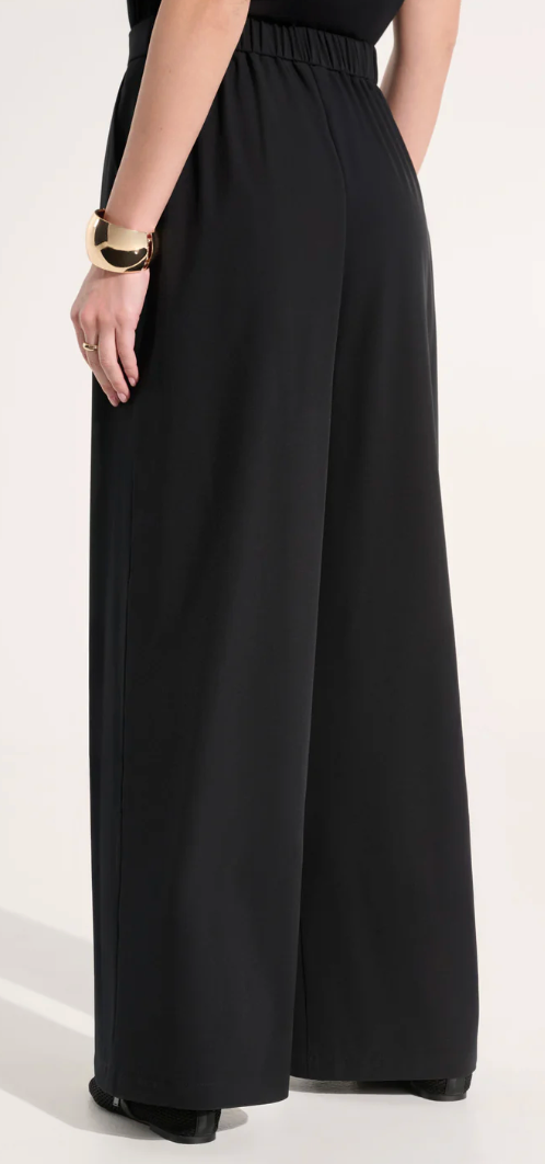 Stretch Woven Pull-On Wide Leg Pants 262622