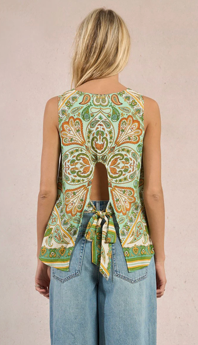 Ladies Woven Top LA1872EE