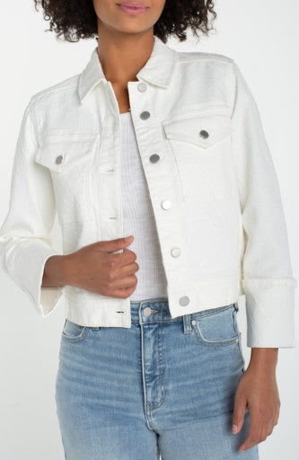 Cropped Jkt W/ Bracelet Length Cuffed Sleeve LM1C94WPD
