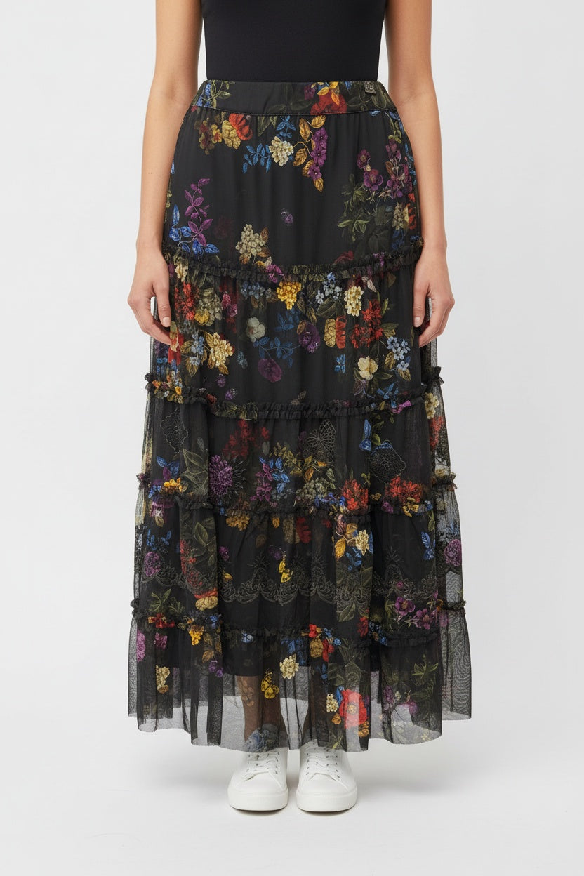 Mazzy Tierred Skirt-Kahlani C72926-2
