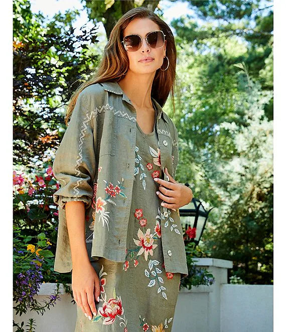 Relaxed Linen Jacket-Andrean