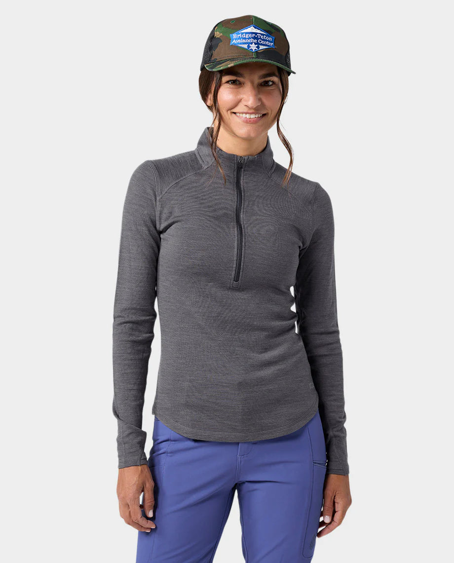 Basis Peakwool Midweight Half Zip 100659