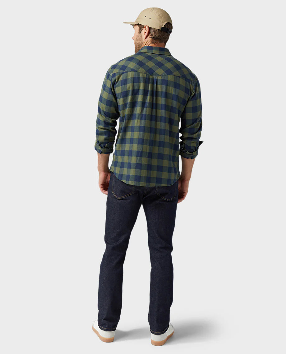 Men&#39;s Miter Stretch Lightweight Flannel Shirt