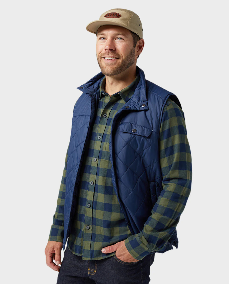 Men&#39;s Miter Stretch Lightweight Flannel Shirt