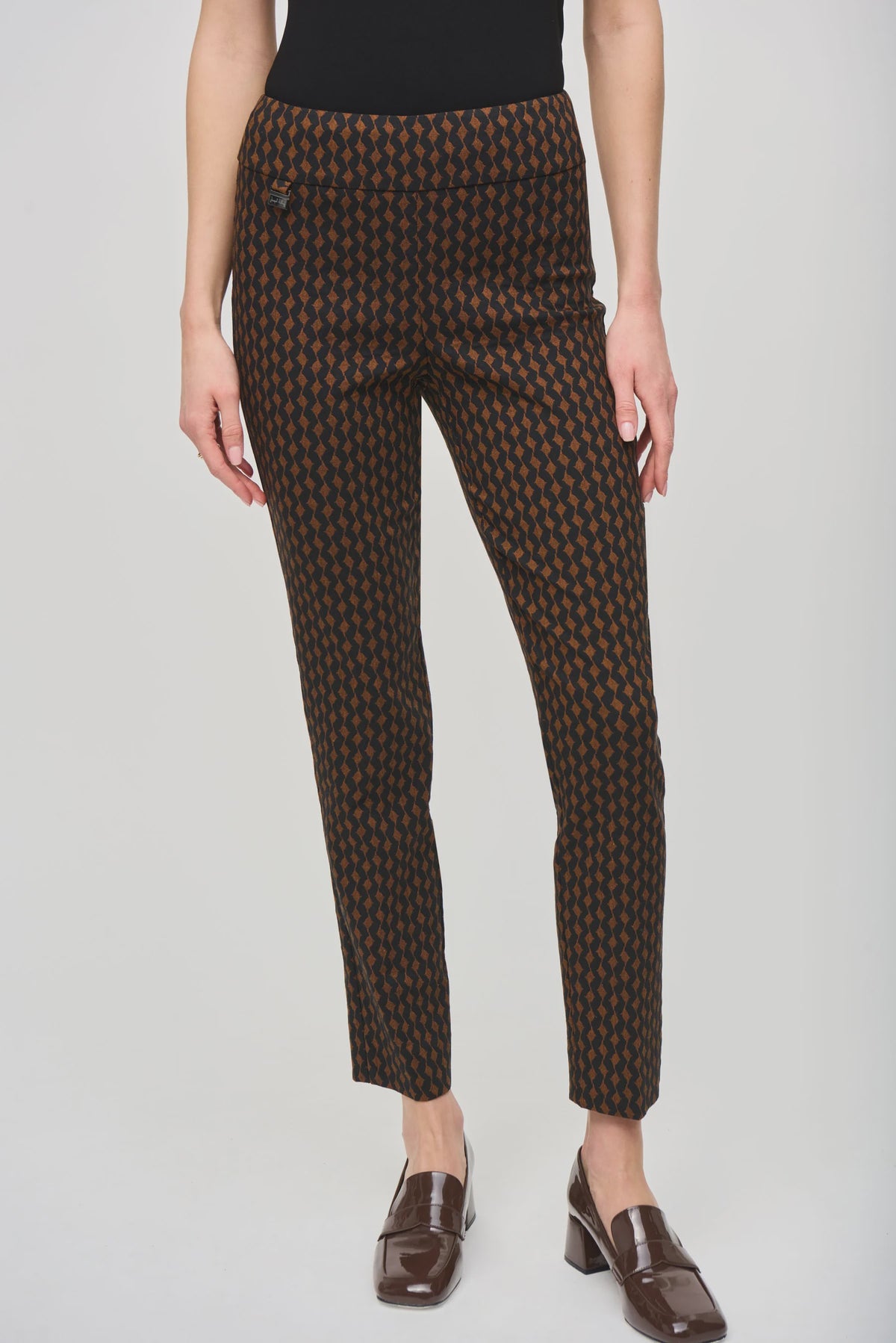 Rust/Black Print Pant