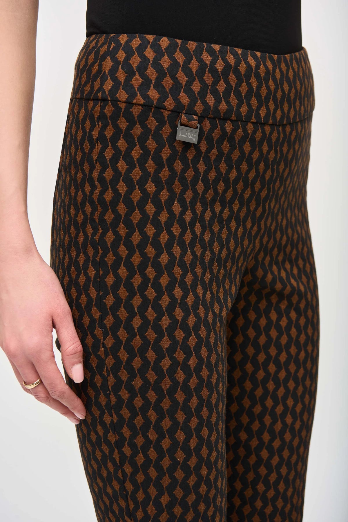 Rust/Black Print Pant