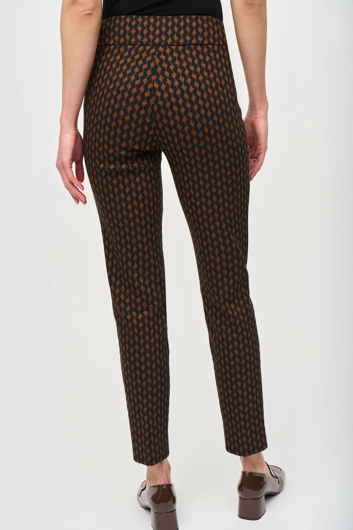 Rust/Black Print Pant