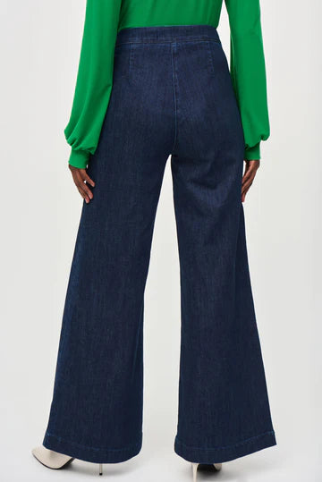 High Rise Wide Leg Denim Pant