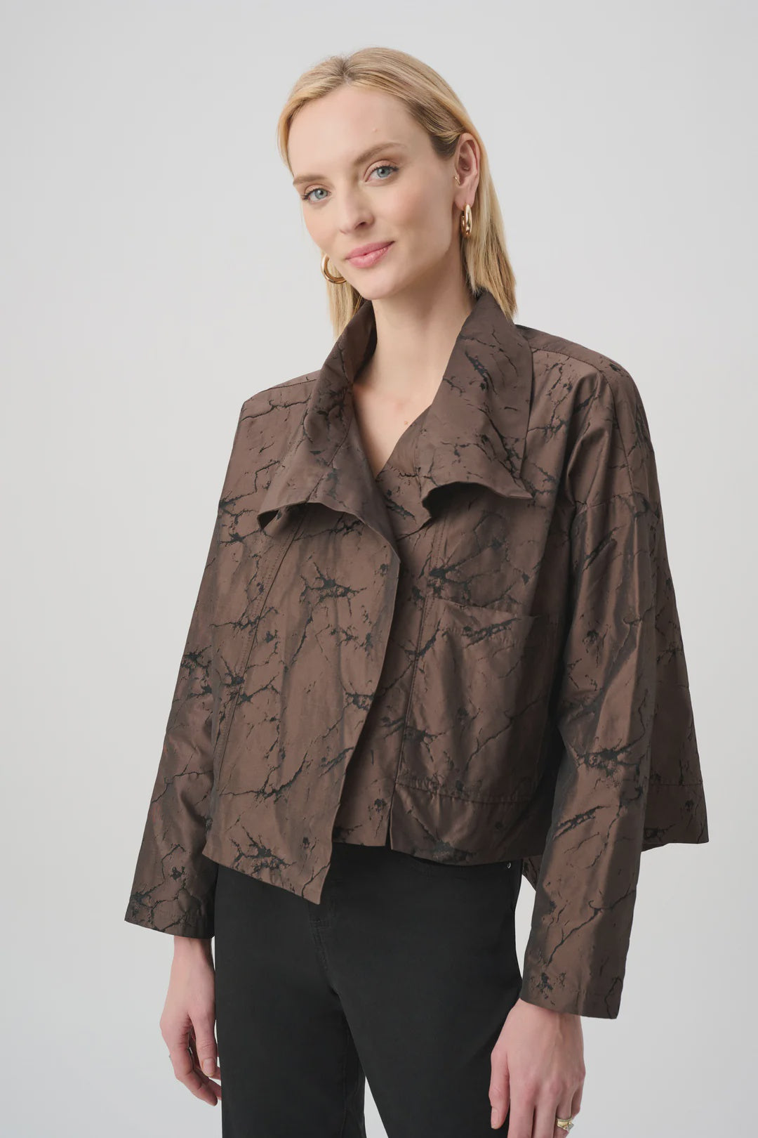 Jacquard Memory Asymmetrical Jacket 263222