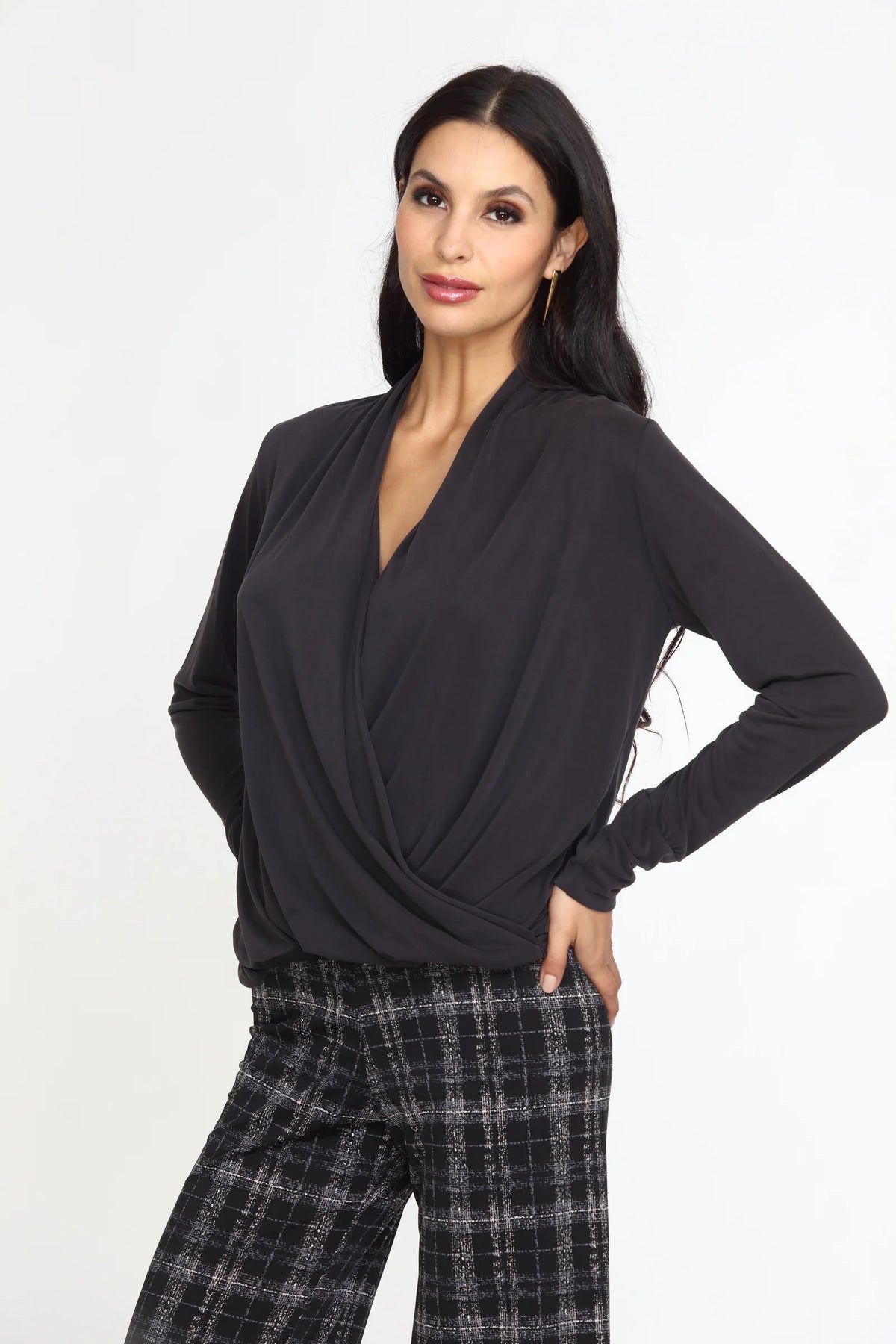 LS Surplice Cupro Top