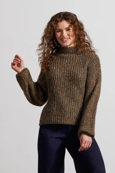 High Funnel Neck Oversized Sweater