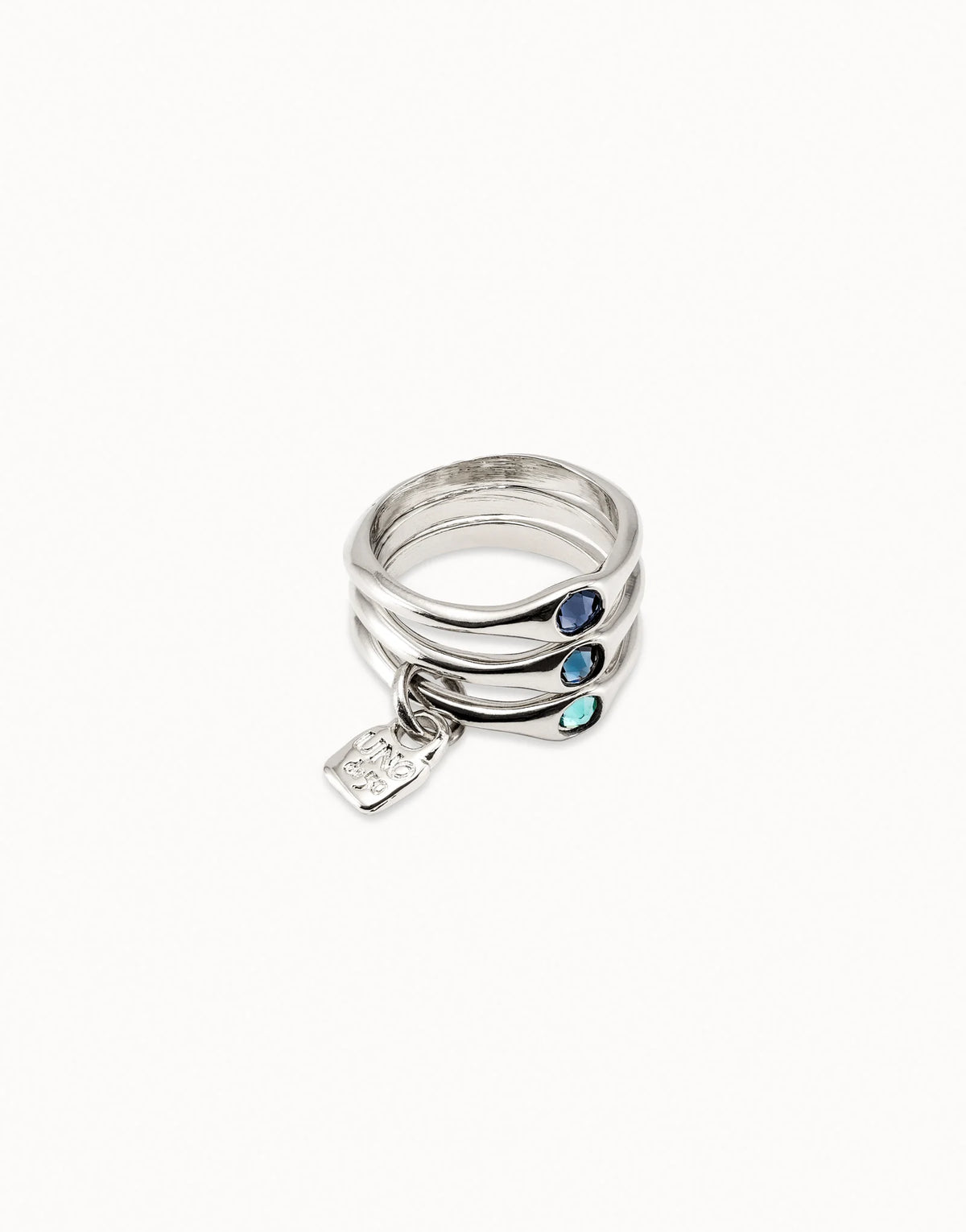 Happy Blue Silver Ring ANI0678AZUMTL
