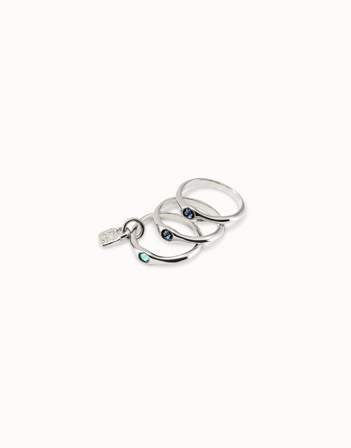 Happy Blue Silver Ring ANI0678AZUMTL