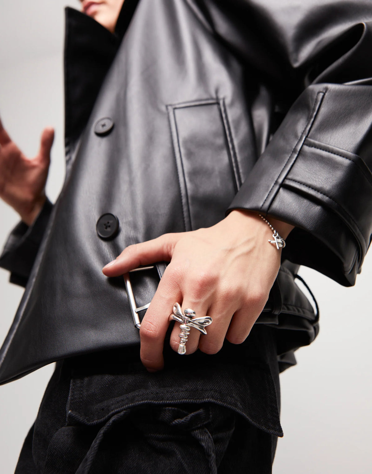 Ser Rebel Silver Ring ANI0820MTL