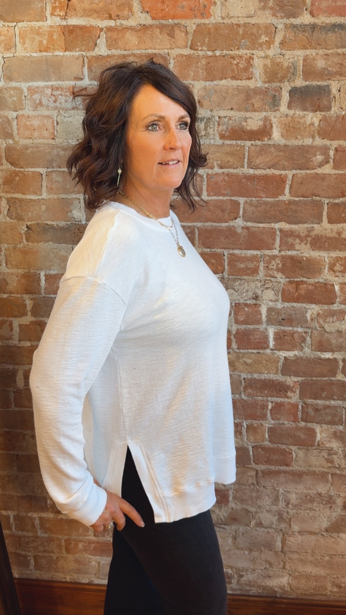 Long Sleeve Crew Tunic 47F-A6901