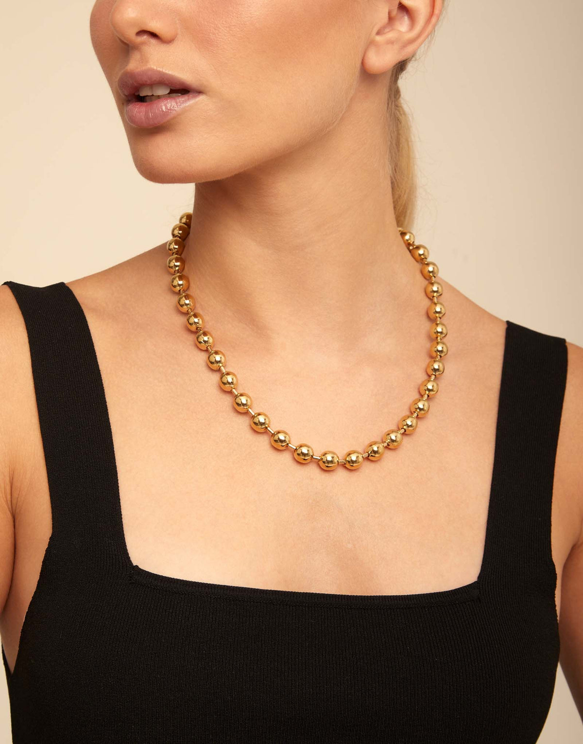 Snowflake Gold Necklace COL1390ORO0000U