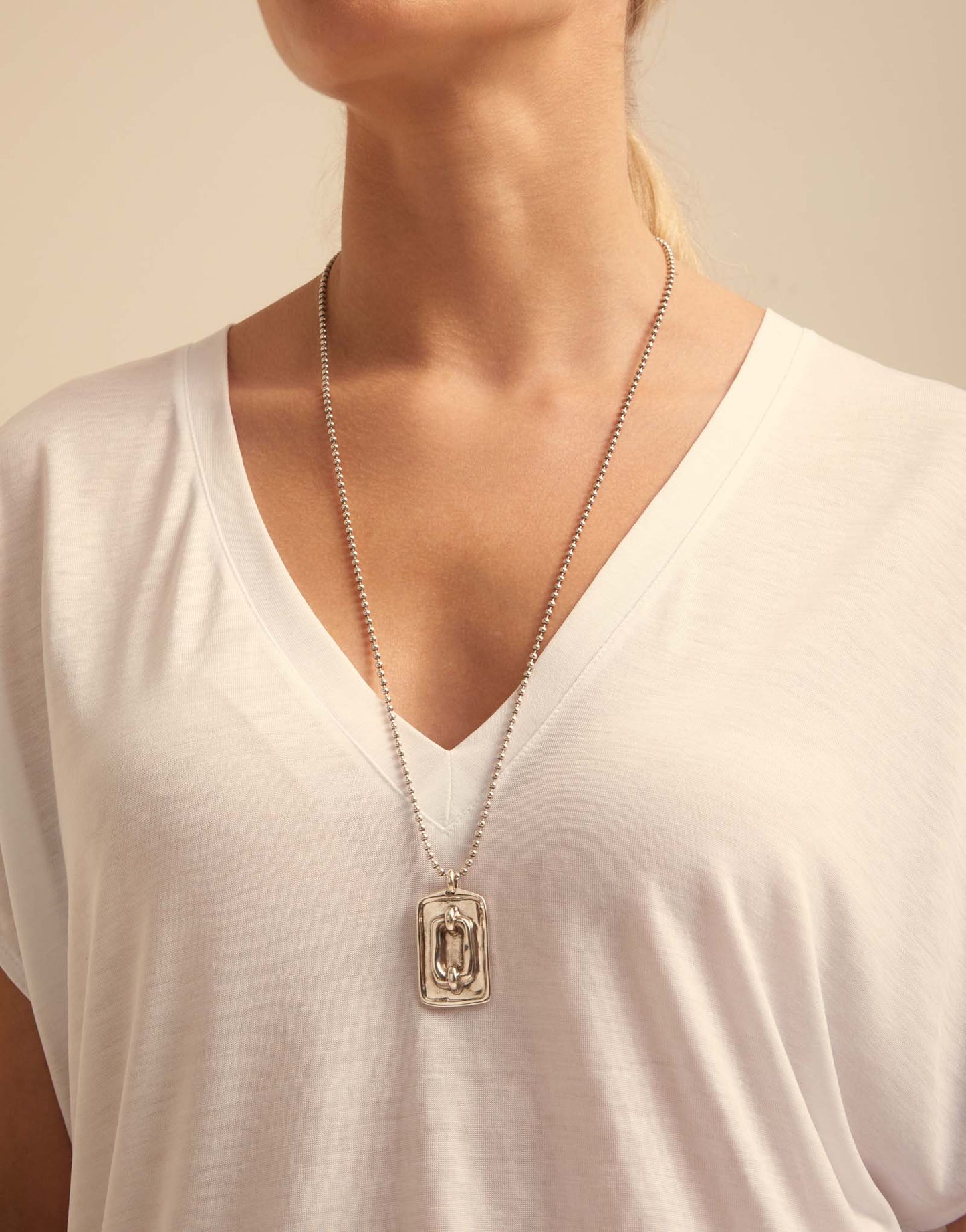 Soldier Silver Necklace
