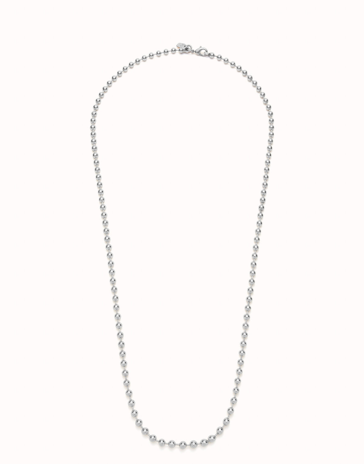 Hazte Uno Silver Long Beads Chain