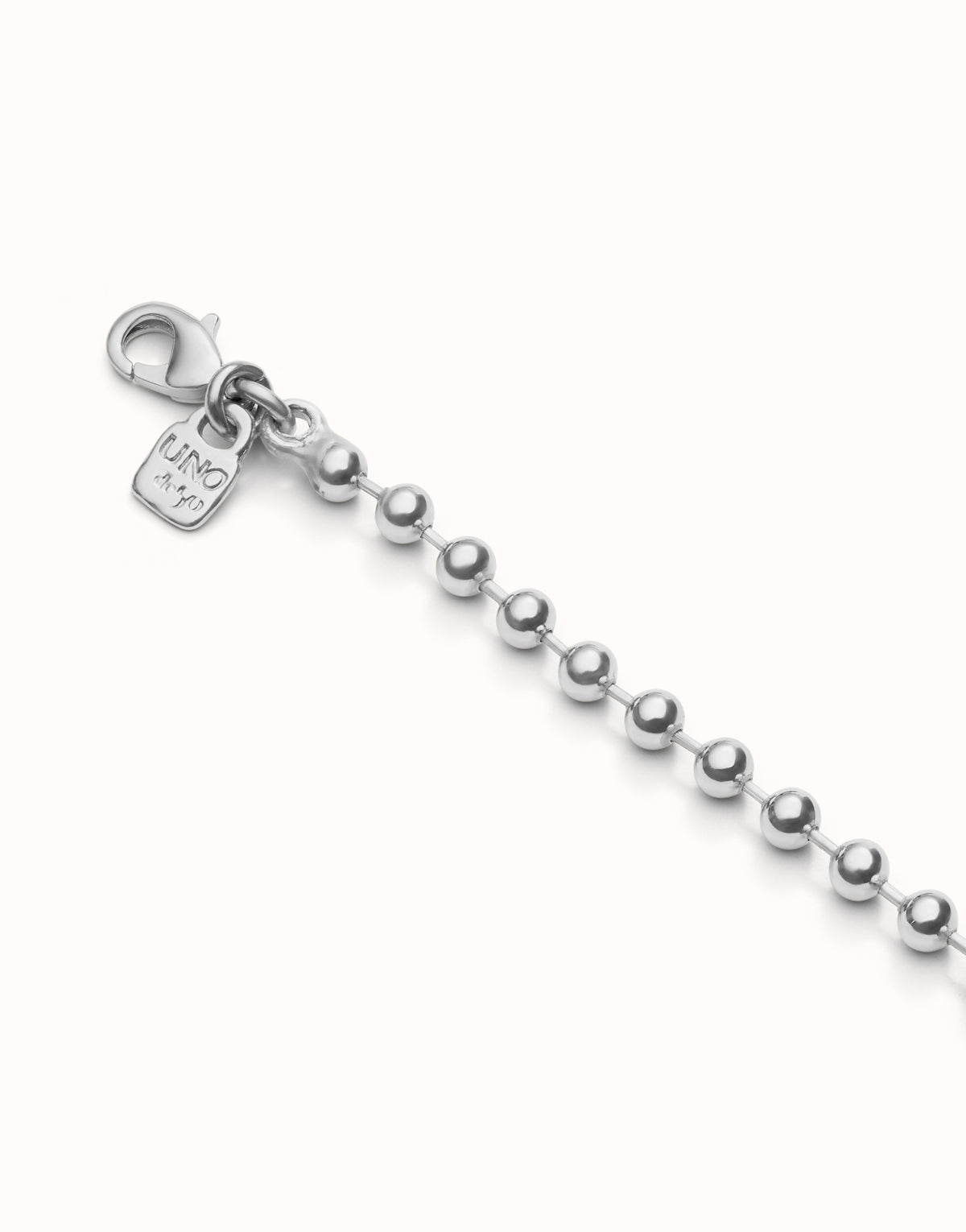 Hazte Uno Silver Long Beads Chain