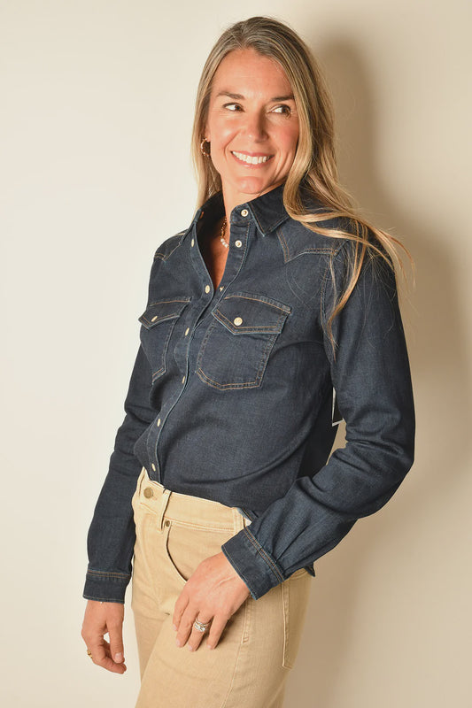 Western Slim Shirt LM8L06CHS