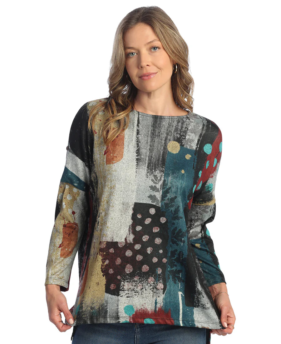 Tundra French Brush Top W/Button Detail FB9-1851