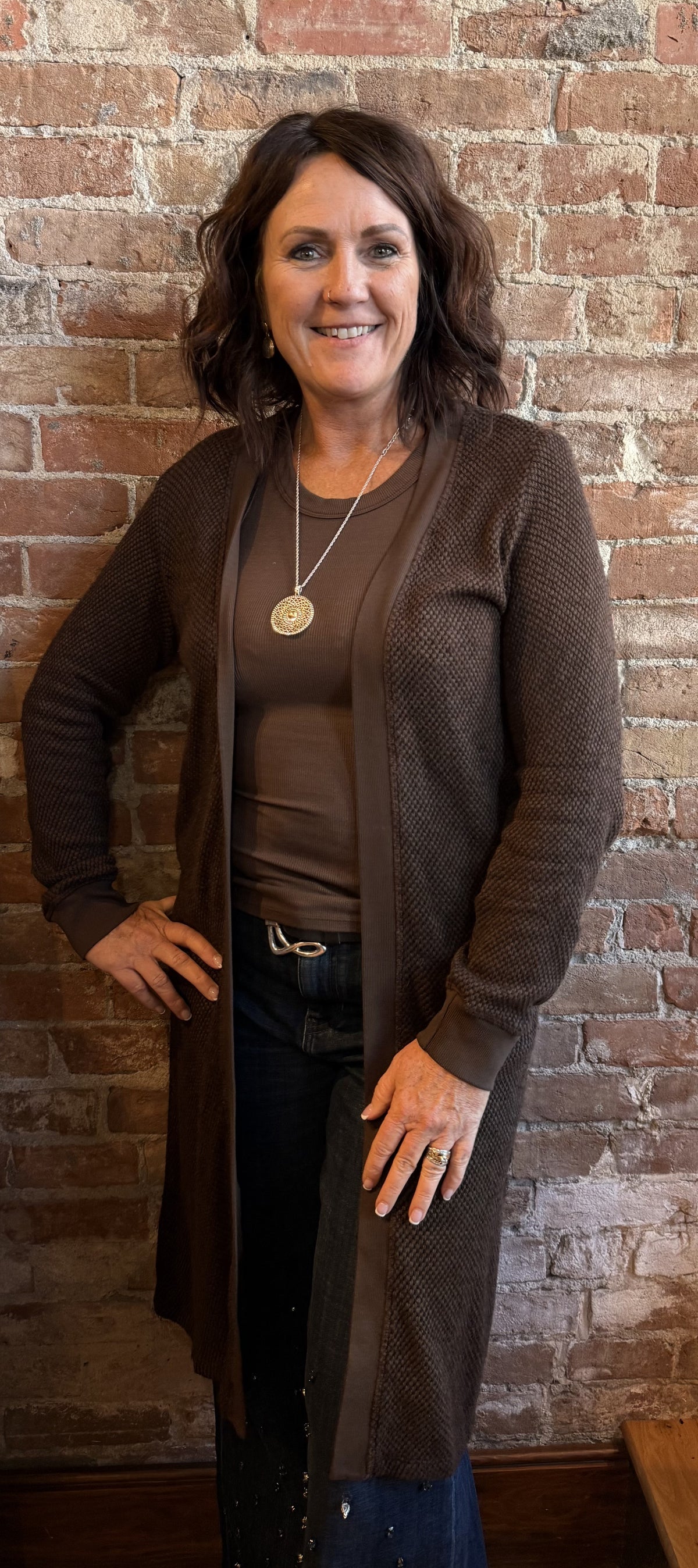 Adeline Sweater Midi Length Cardigan CRS4005