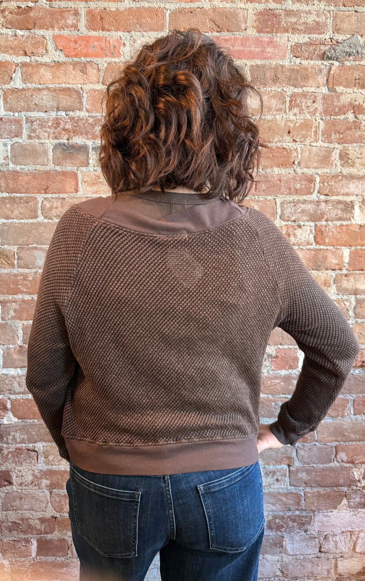 Carol Off Shoulder Pullover CRS1017