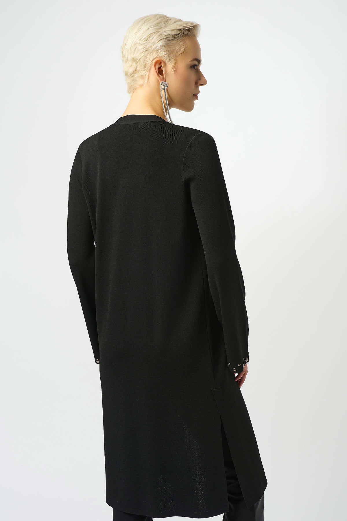 Sweater Knit Open Front Cover Up 253990