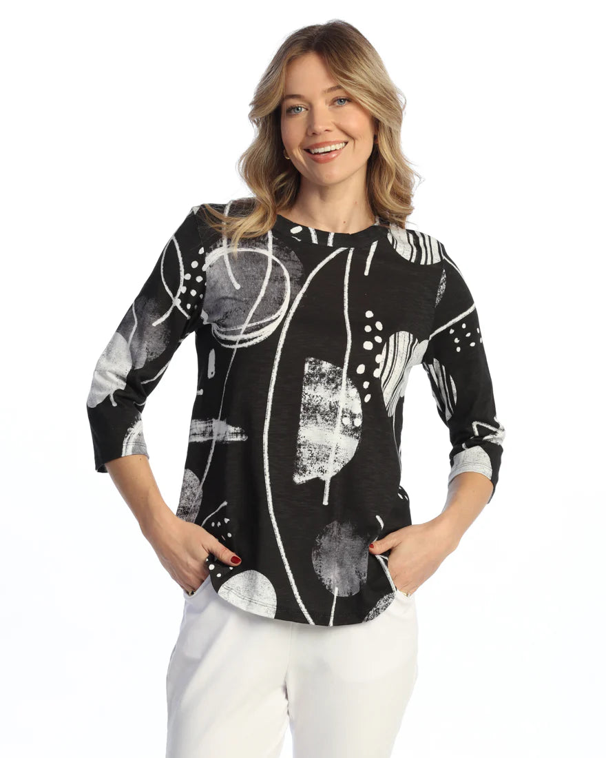 Canvas Round Neck Top KM1-2069