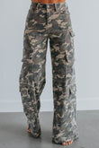 Camo High Rise Cargo HD9299-CAM