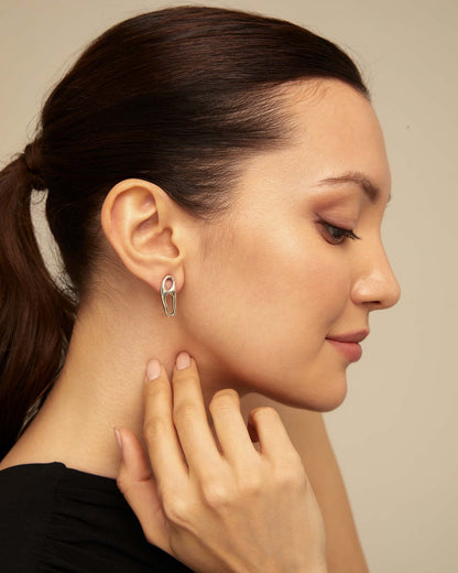 Cheerful Silver Earrings