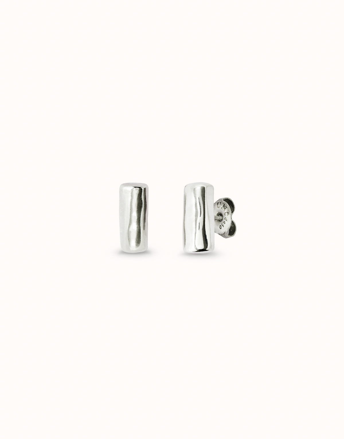 Ser Natural Silver Post Earring