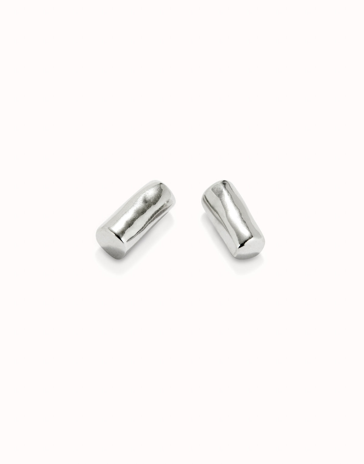 Ser Natural Silver Post Earring