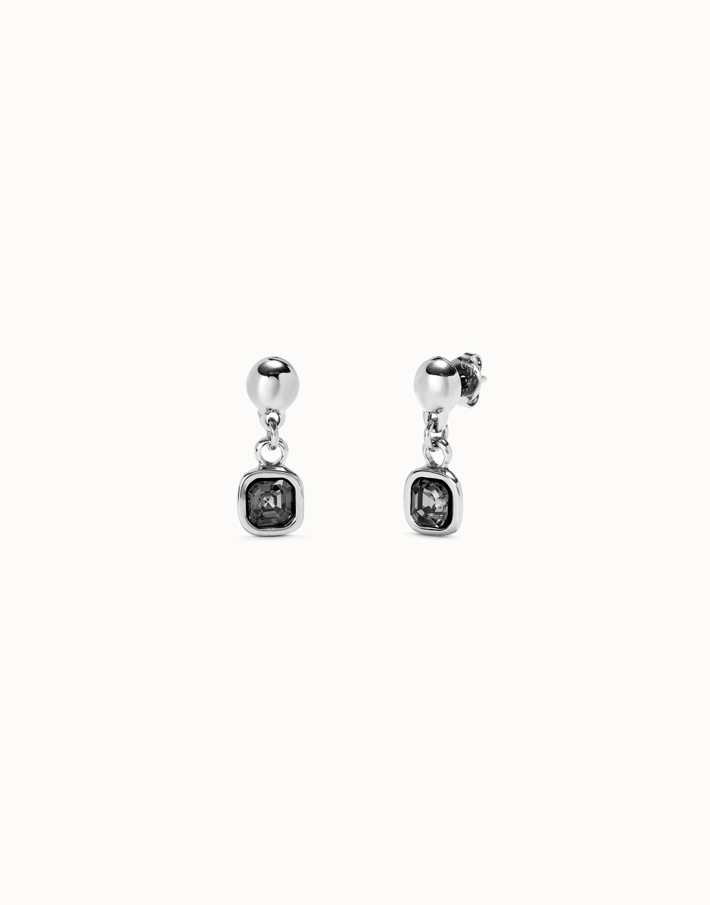 Ser Expresiva EXC Silver Earring W/Clear Crystals PEN0998CRSMTL0U