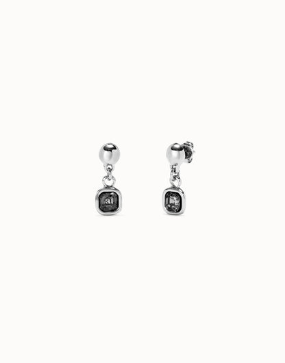 Ser Expresiva EXC Silver Earring W/Clear Crystals PEN0998CRSMTL0U
