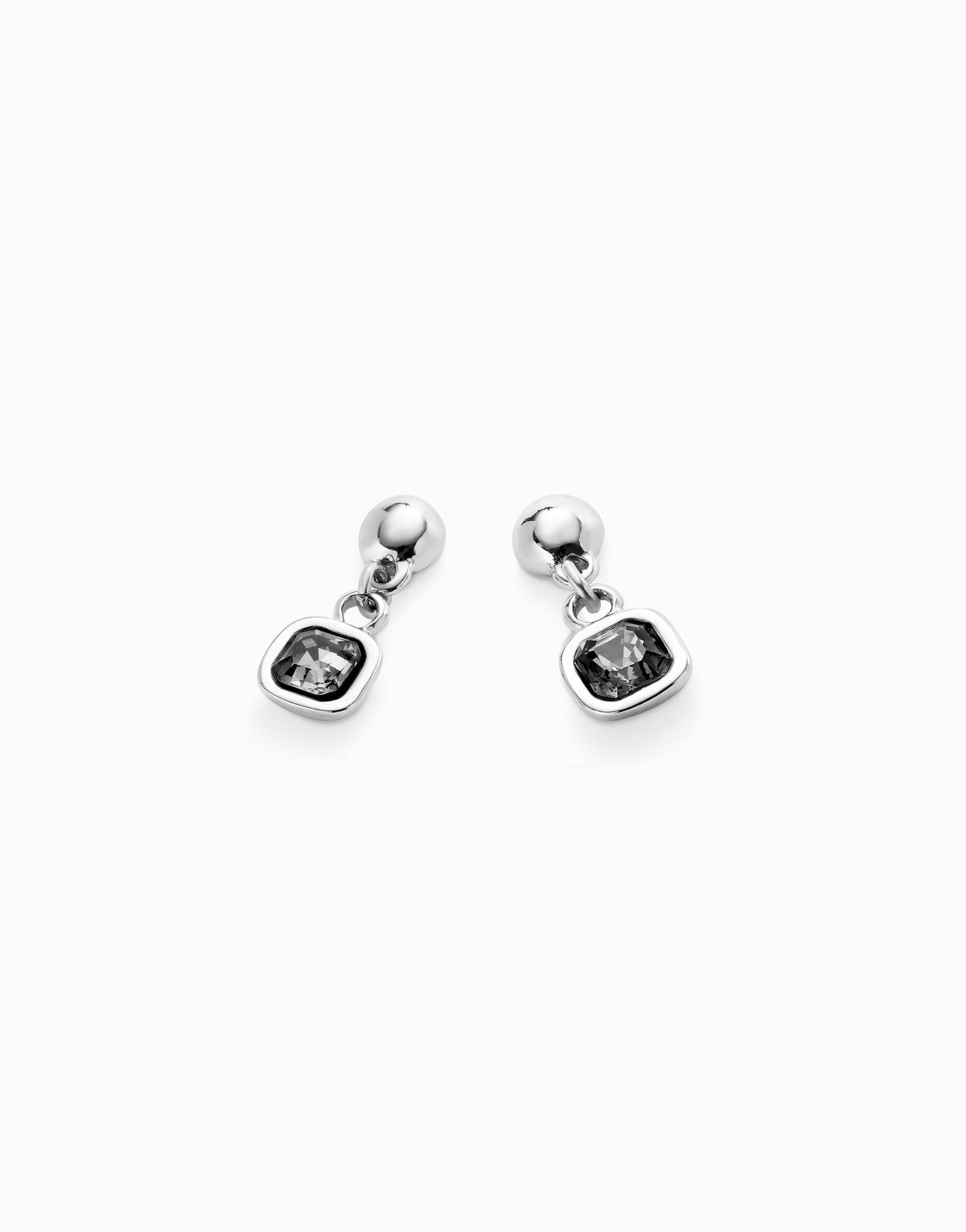 Ser Expresiva EXC Silver Earring W/Clear Crystals PEN0998CRSMTL0U