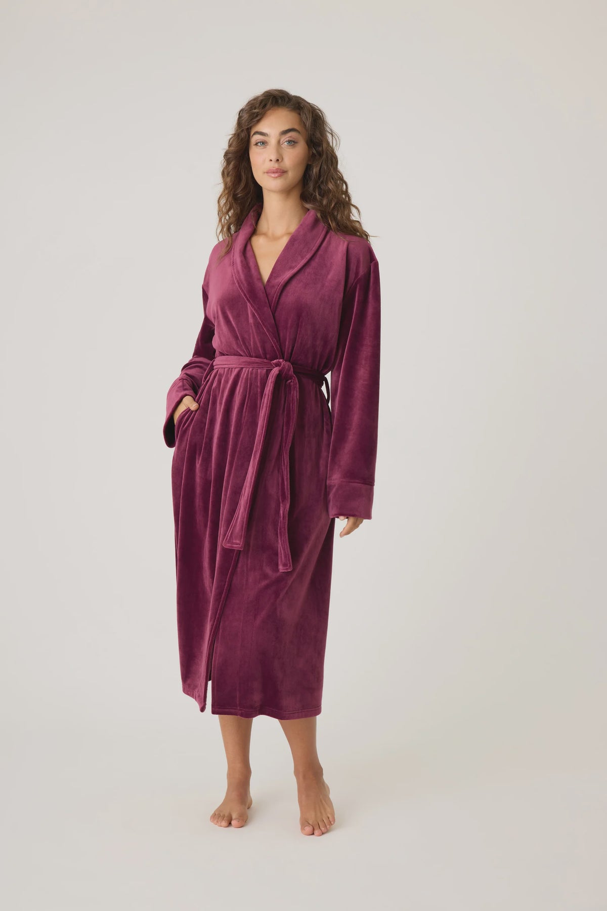 Velvety Velour Robe