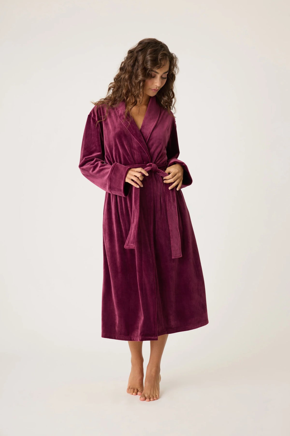 Velvety Velour Robe