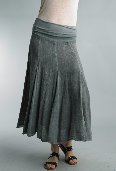 Long Panel Skirt