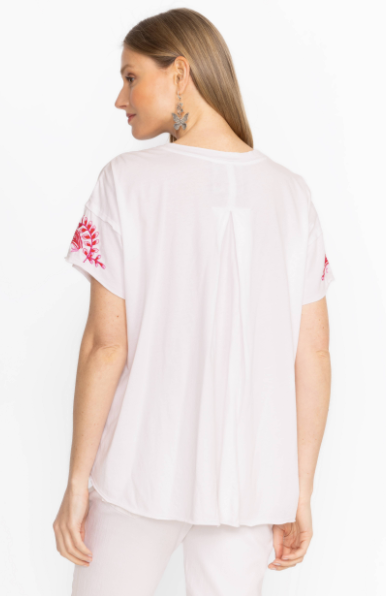 Raw Detail Swing Tee-Cassia