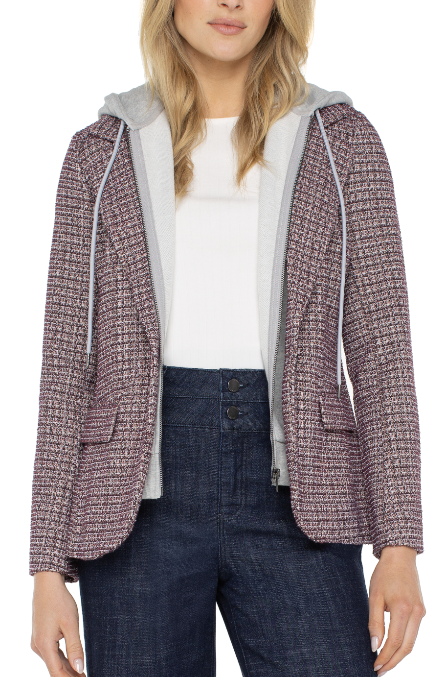 Boyfriend Blazer W/Removeable Hood LM1599TL48