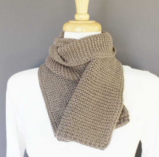 Skinny Rib Scarf 90126