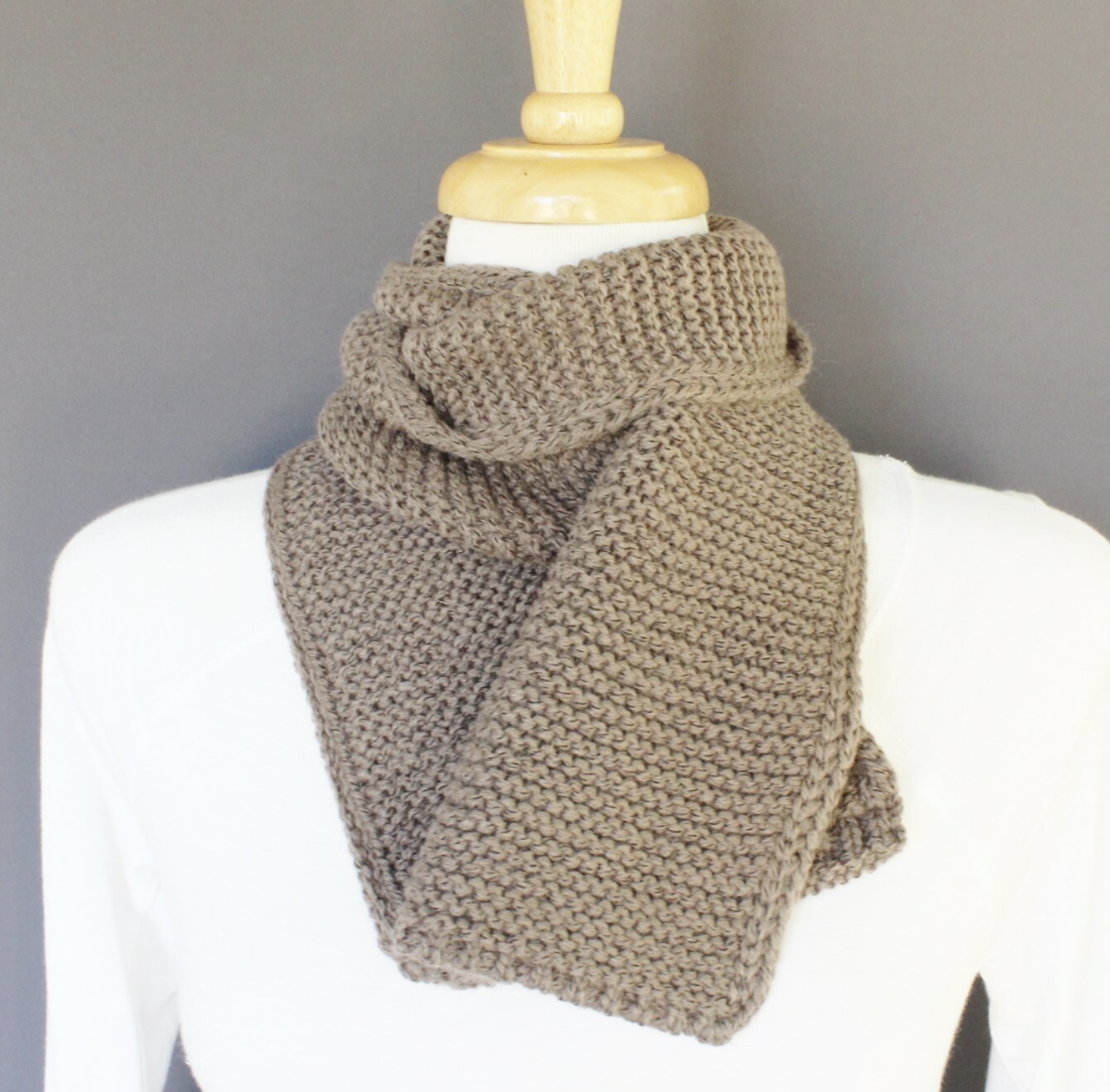Skinny Rib Scarf 90126